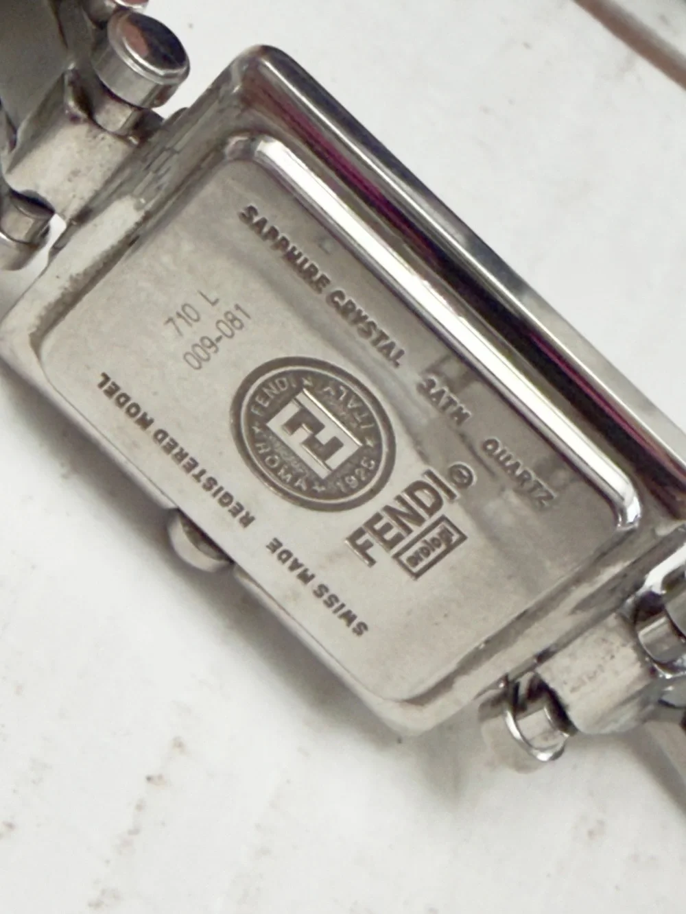 New Fendi Vintage  Silver / Rose Gold Watch